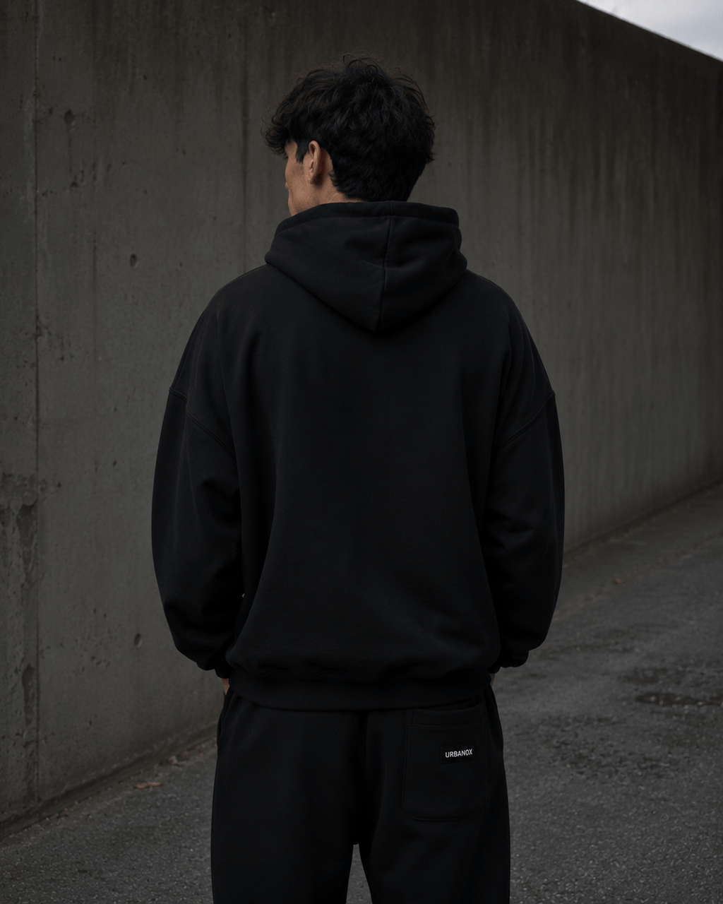 URBANOX Heavyweight Hoodie URBANOX Heavyweight Hoodie 550G — Black